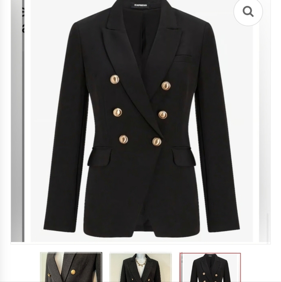 Blazer Doppiopetto Blu Navy Con Bottoni Dorati | Hockerty